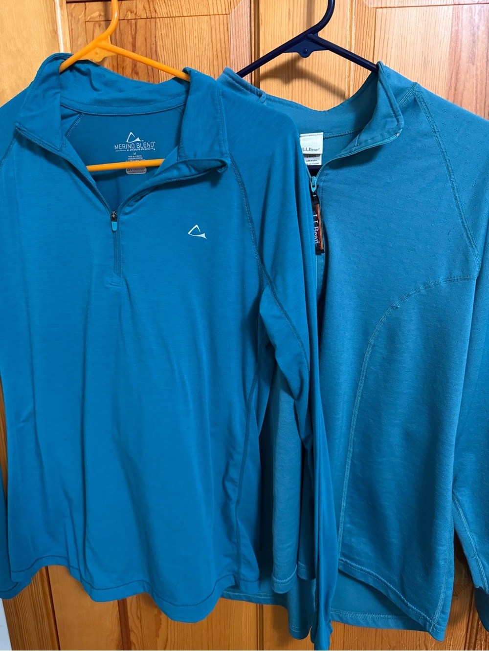 Bundle of 2 women’s Lightweight Half-Zip Jackets - Teal
